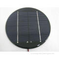 Small 6v 300ma Round PET Solar Panel Crystalline Silicon So